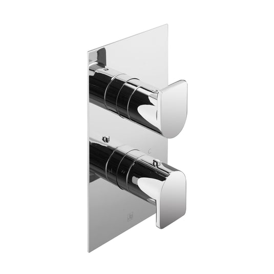 JTP Forum 2 Outlet Concealed Thermostat Shower Valve - Chrome - FOR671 - Envy Bathrooms Ltd
