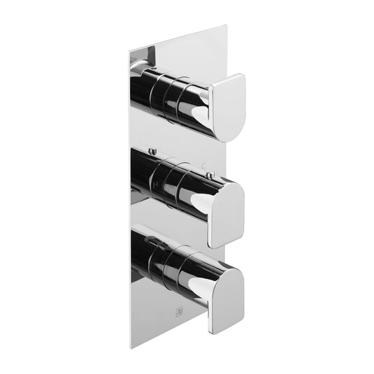 JTP Forum 3 Outlet Concealed Thermostatic Shower Valve - Chrome - FOR691 - Envy Bathrooms Ltd