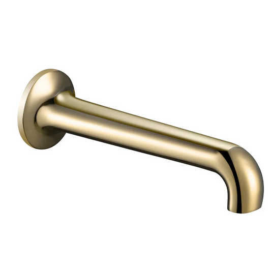 JTP Grosvenor 190mm Basin Spout | Polished Gold | 76447G - Envy Bathrooms Ltd