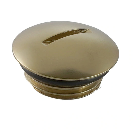 JTP Grosvenor Brushed Brass Radiator Blanking Plug | RBPGBBR - Envy Bathrooms Ltd