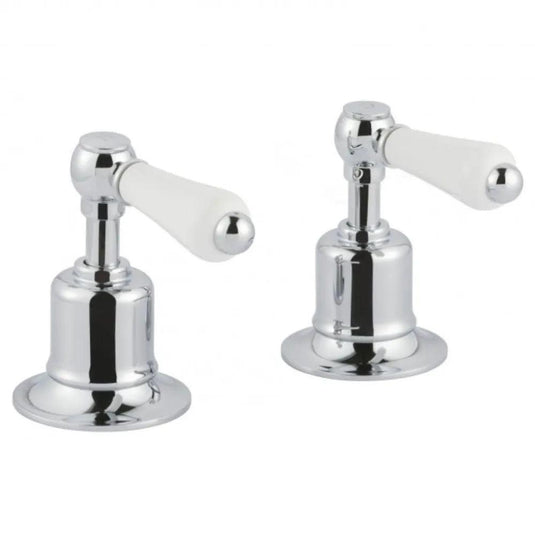 JTP Grosvenor Lever Panel Valves Pair - Chrome - Envy Bathrooms Ltd