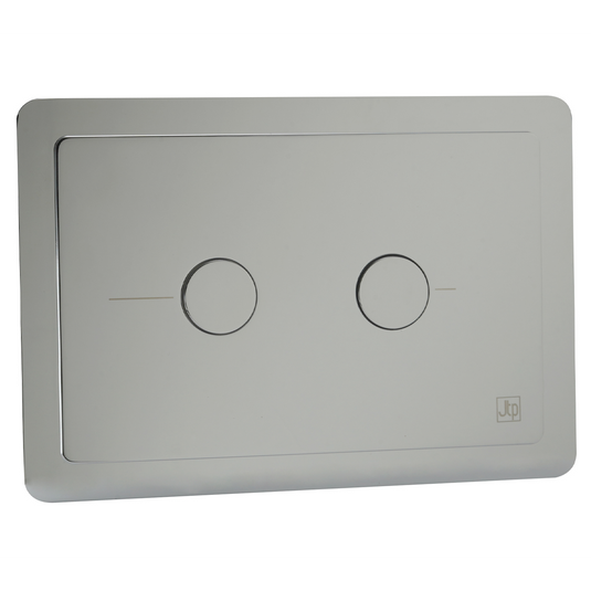 JTP Grosvenor Metal Pneumatic Flush Plate - Chrome - GRFPCH - Envy Bathrooms Ltd