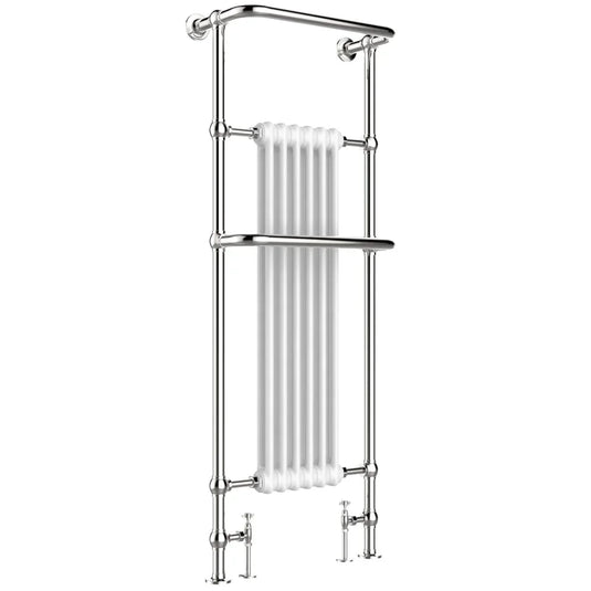 JTP Grosvenor Radiator Heated Towel Rail 1500mm H x 574mm W - Chrome - Envy Bathrooms Ltd