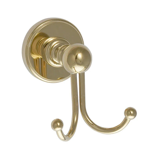 JTP Grosvenor Robe Hook - Polished Gold - GR161G - Envy Bathrooms Ltd