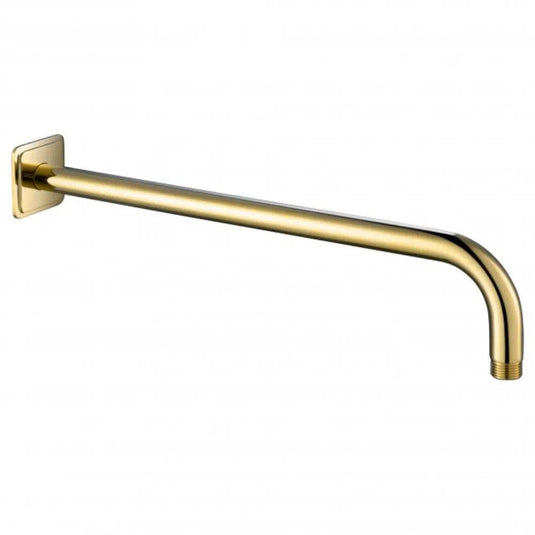 JTP Grosvenor Round Wall Mounted Shower Arm 400mm Length - Antique Brass - Envy Bathrooms Ltd