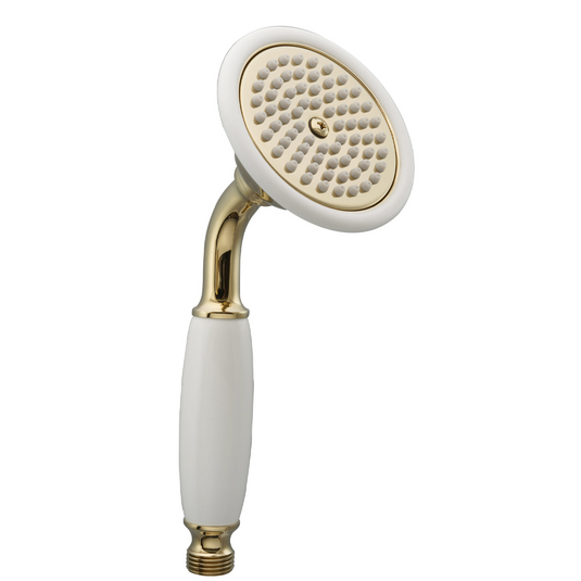 JTP Grosvenor Single Function Shower Handset - Polished Gold - GRSHG - Envy Bathrooms Ltd