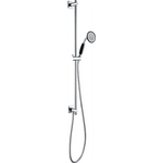 JTP Grosvenor Slide Rail Kit With Single Function Handset & Hose - Chrome/Black - GB761281 - Envy Bathrooms Ltd