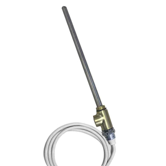 JTP Heating Element 400W with T Piece - Brushed Brass - Envy Bathrooms Ltd