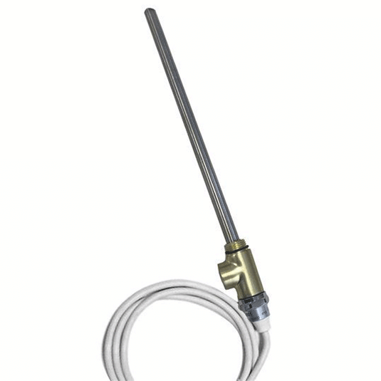 JTP Heating Element with T Piece 600W - Brushed Brass - Envy Bathrooms Ltd