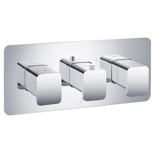 JTP Hix 2-Outlet Thermostatic Concealed Shower Valve - Chrome - Envy Bathrooms Ltd