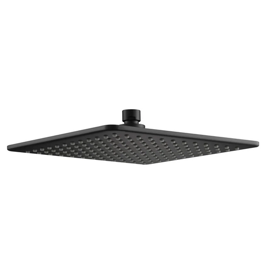 JTP HIX 250mm Shower Head | Matt Black | 38250MB - Envy Bathrooms Ltd