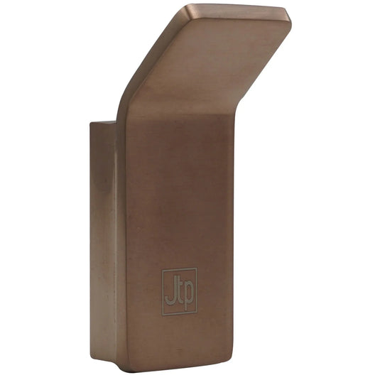 JTP Hix 25mm Square Wall Mounted Robe Hook - Brushed Bronze - 31161MBRZ - Envy Bathrooms Ltd