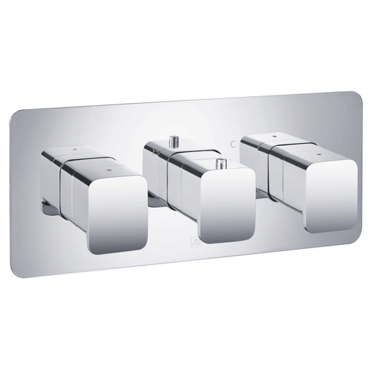 JTP Hix 3-Outlet Thermostatic Concealed Shower Valve - Chrome - Envy Bathrooms Ltd