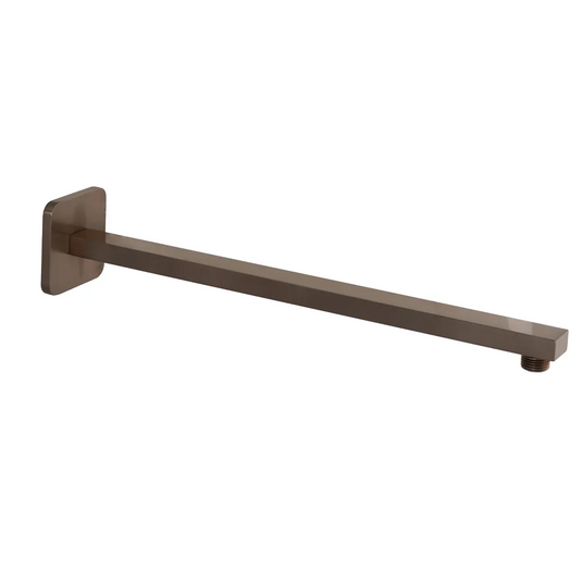 JTP HIX 380mm Wall Mounted Shower Arm - Brushed Bronze - 3121380BRZ - Envy Bathrooms Ltd