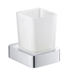 JTP Hix 75mm Square Wall Mounted Tumbler Holder - Chrome - 32141 - Envy Bathrooms Ltd
