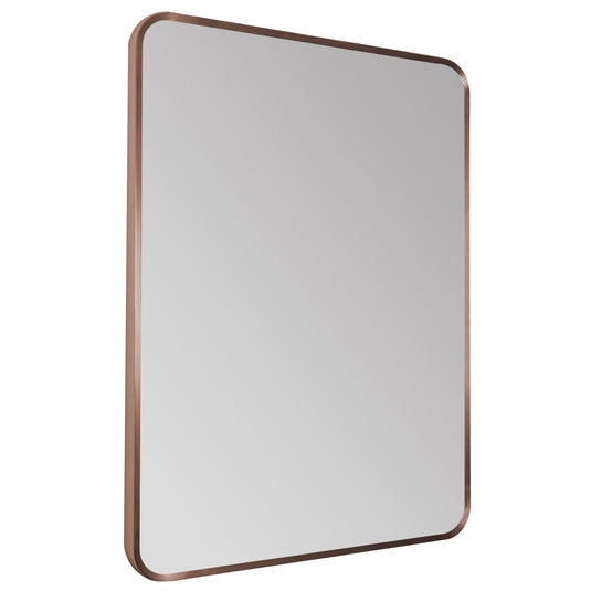 JTP Hix 800mm Non-illuminated Mirror - Brushed Bronze - 31M68WLBRZ - Envy Bathrooms Ltd