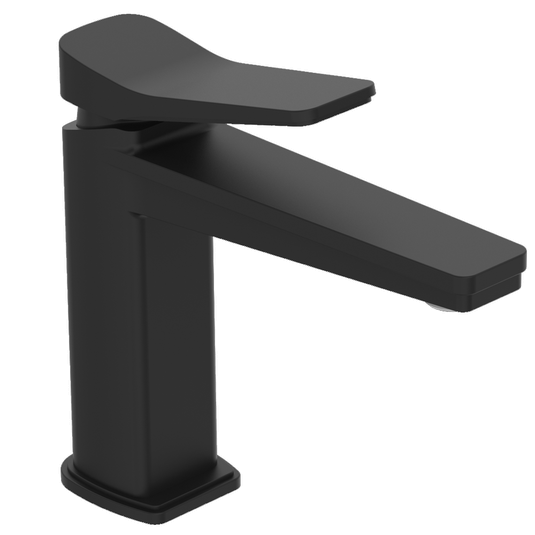 JTP Hix Deck Mounted Basin Mixer Tap - Matt Black - Envy Bathrooms Ltd