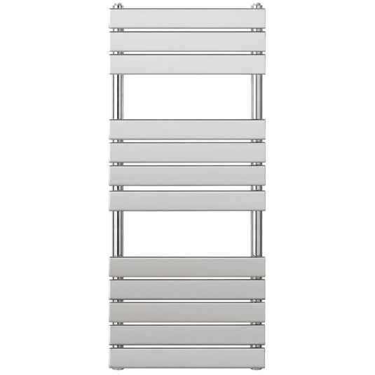 JTP Hix Designer Heated Towel Rail 1200mm H x 500mm W - Chrome - Envy Bathrooms Ltd