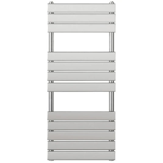 JTP Hix Designer Heated Towel Rail 1200mm H x 500mm W - Chrome - Envy Bathrooms Ltd
