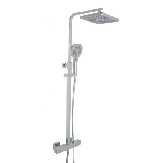 JTP HIX HIX Thermostatic Bar Valve With 2 Outlets & Multifunction Shower Handle - Chrome - 32819CH - Envy Bathrooms Ltd