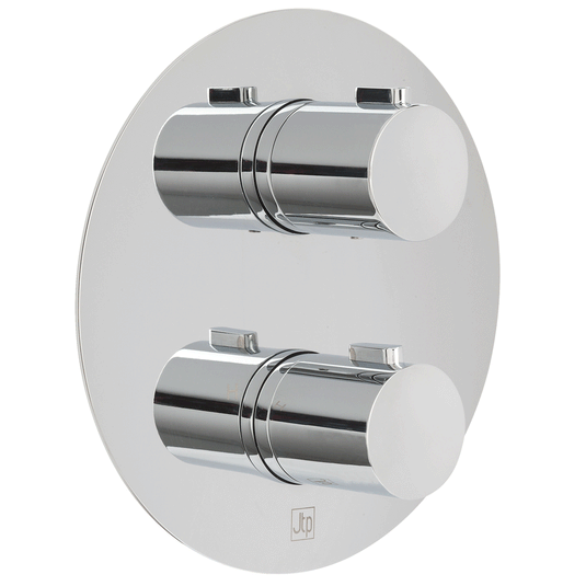 JTP Hugo Thermostatic Concealed 3 Outlets Shower Valve - Chrome - Envy Bathrooms Ltd