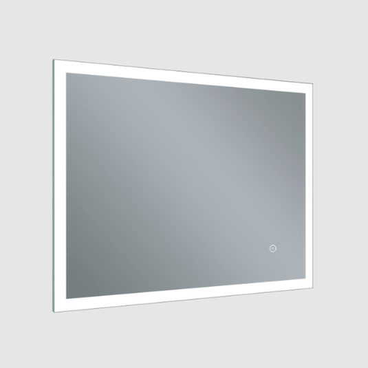 JTP Image Rectangular LED Illuminated Bathroom Mirror 600mm H x 800mm W - Chrome - Envy Bathrooms Ltd