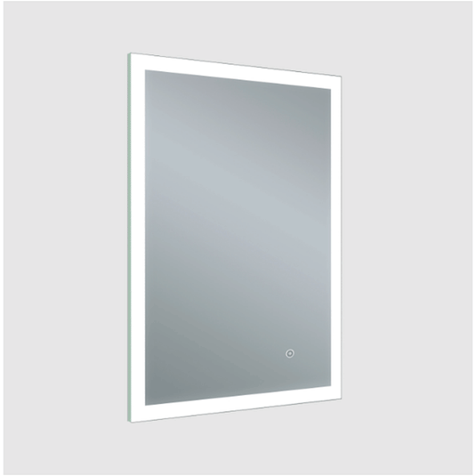 JTP Image Rectangular LED Illuminated Bathroom Mirror 700mm H x 500mm W - Chrome - Envy Bathrooms Ltd