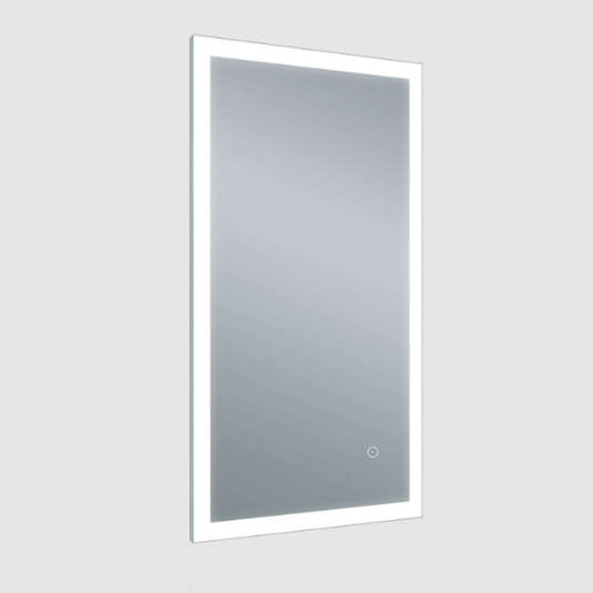 JTP Image Rectangular LED Illuminated Bathroom Mirror 800mm H x 450mm W - Chrome - Envy Bathrooms Ltd