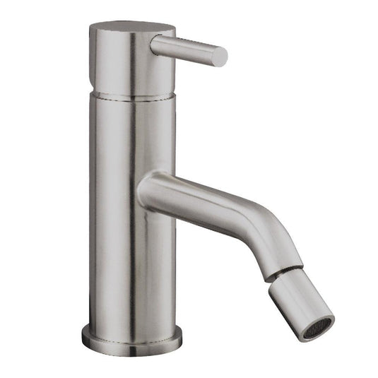 JTP Inox Bidet Mixer Tap with Pop Up Waste - Stainless Steel - Envy Bathrooms Ltd