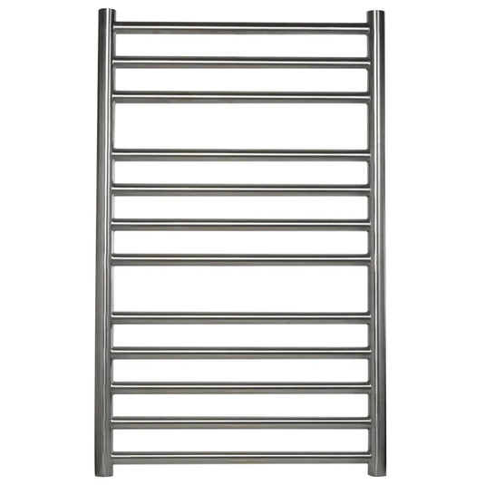JTP Inox Designer Heated Towel Rail 800mm H x 500mm W - Stainless Steel - Envy Bathrooms Ltd