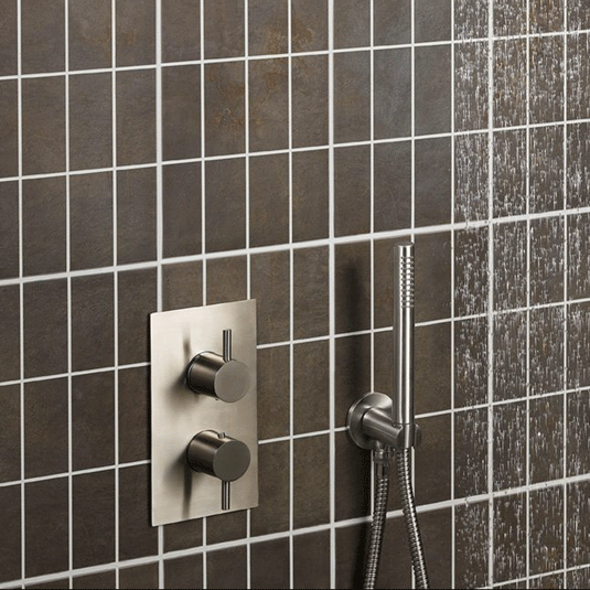 JTP Inox Thermostatic Concealed 1 Outlet Shower Valve - Stainless Steel - Envy Bathrooms Ltd