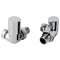 JTP Manual Corner Radiator Valve |  Chrome | RVACA1