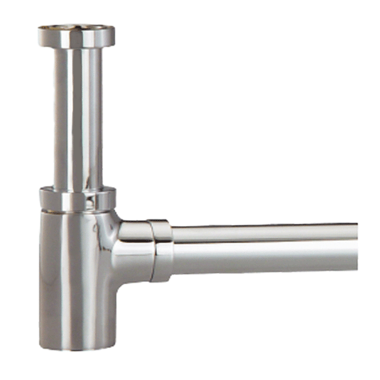 JTP Mini Vanity Basin Bottle Trap - Chrome - Envy Bathrooms Ltd