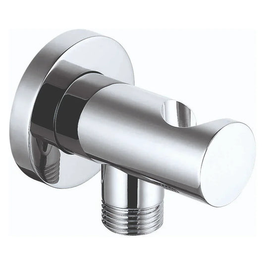JTP Minimalist Shower Outlet Elbow Wall Support - Chrome - Envy Bathrooms Ltd