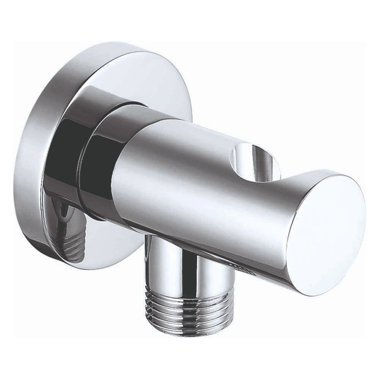 JTP Minimalist Shower Outlet Elbow Wall Support - Chrome - Envy Bathrooms Ltd