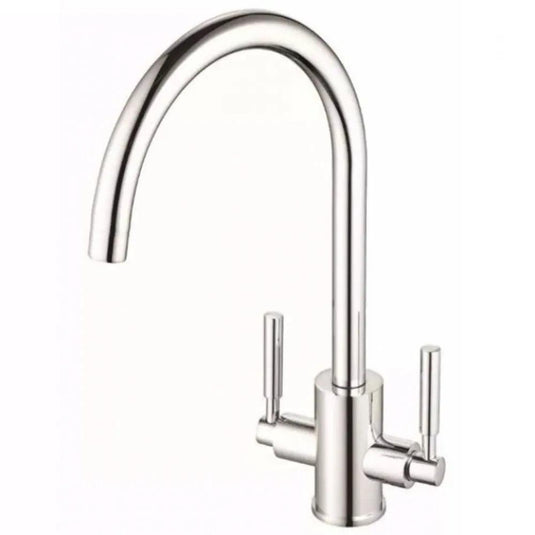 JTP Newbury Mono Kitchen Sink Mixer Tap with Swivel Spout - Dual Handle - Chrome - Envy Bathrooms Ltd