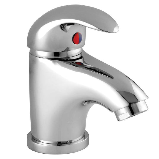 JTP Novo Mini Mono Basin Mixer Tap with Pop-Up Waste - Lever Handle - Chrome - Envy Bathrooms Ltd