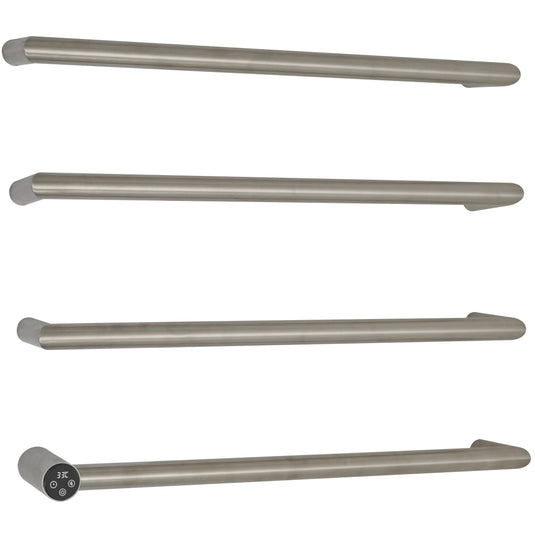 JTP Obi 485mm Electric Towel Radiator - Stainless Steel - OB600EIX - Envy Bathrooms Ltd