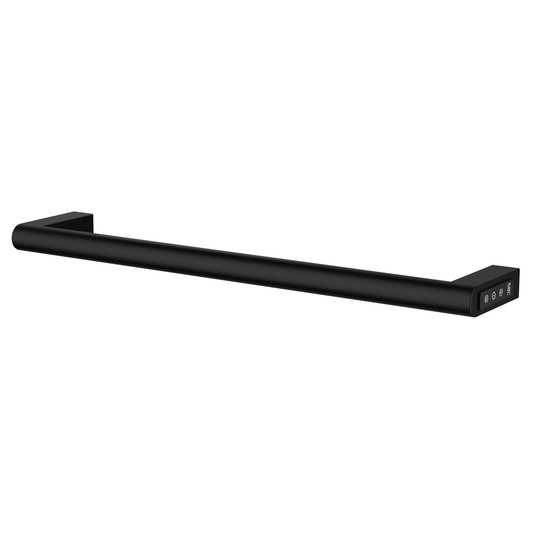 JTP Ora 600mm Electric Towel Rail - Matt Black - ORA600EMB - Envy Bathrooms Ltd