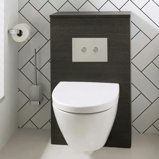 JTP Pace Back to Wall WC Unit 500mm Wide - Black - Envy Bathrooms Ltd
