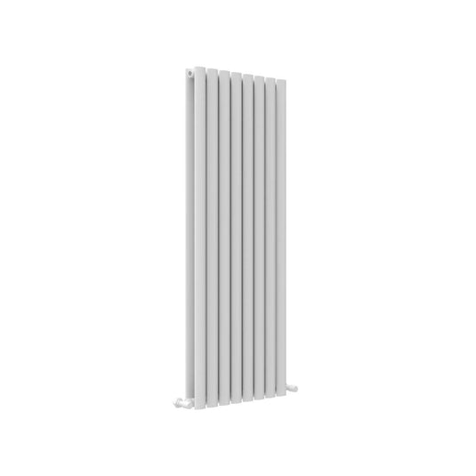 JTP Primo 1600mm x 480mm Oval Panel Vertical Designer Radiator White | PR1648W - Envy Bathrooms Ltd