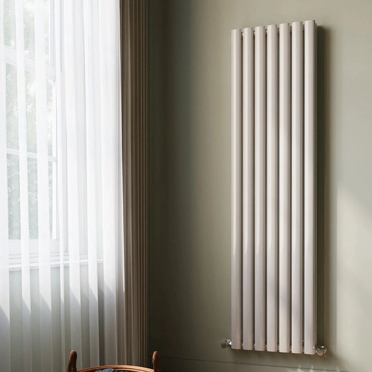 JTP Primo Oval Panel Radiator 1600 x 420 White | PR1642W - Envy Bathrooms Ltd
