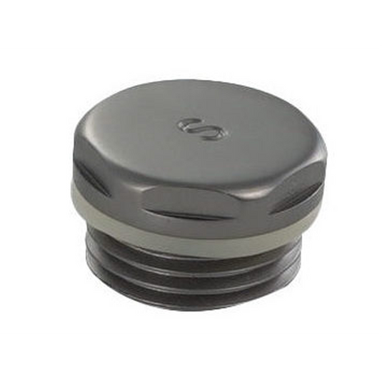 JTP Radiator Blanking Plug - Brushed Black - RBPBBL - Envy Bathrooms Ltd