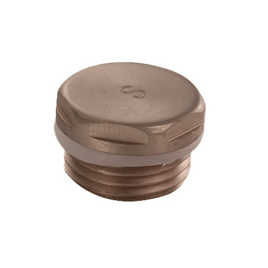 JTP Radiator Blanking Plug - Brushed Bronze - RBPBRZ - Envy Bathrooms Ltd