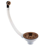 JTP Round Basket Strainer Waste and Overflow - Brushed Rose Gold - Envy Bathrooms Ltd
