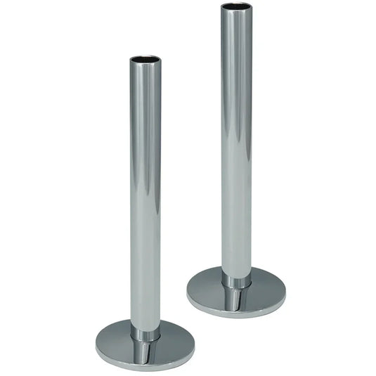 JTP Set of Pipe and Flanges for Radiators Valves - Chrome - PIPE/FLANGE - Envy Bathrooms Ltd