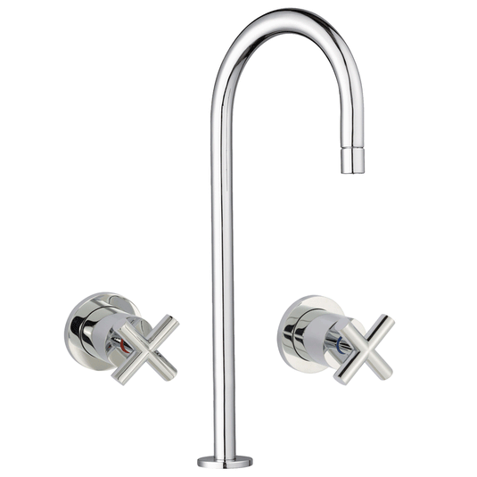 JTP Solex Deck Mounted Spout with Concealed Shower Valves - Chrome - Envy Bathrooms Ltd