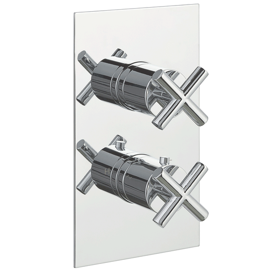 JTP Solex Thermostatic 1-Outlet Concealed Shower Valve - Chrome - Envy Bathrooms Ltd