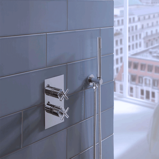 JTP Solex Thermostatic 1-Outlet Concealed Shower Valve - Chrome - Envy Bathrooms Ltd