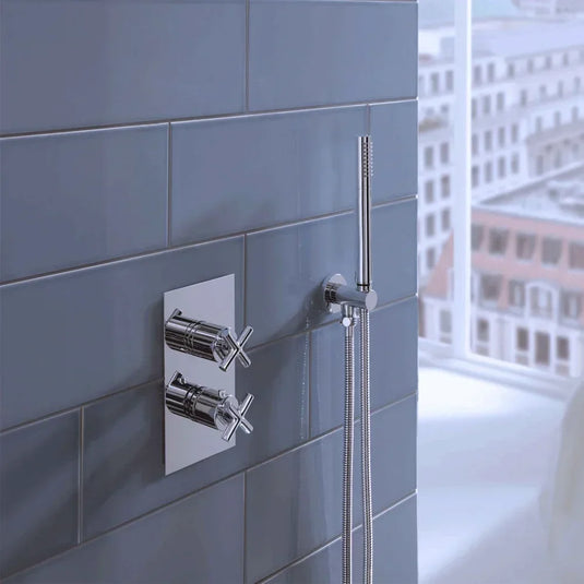 JTP Solex Thermostatic 1-Outlet Concealed Shower Valve - Chrome - Envy Bathrooms Ltd